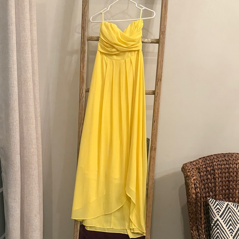 Lulu's Sunny Strapless Dress